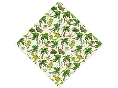 Prehistoric Party Dinosaur Vinyl Wrap Pattern