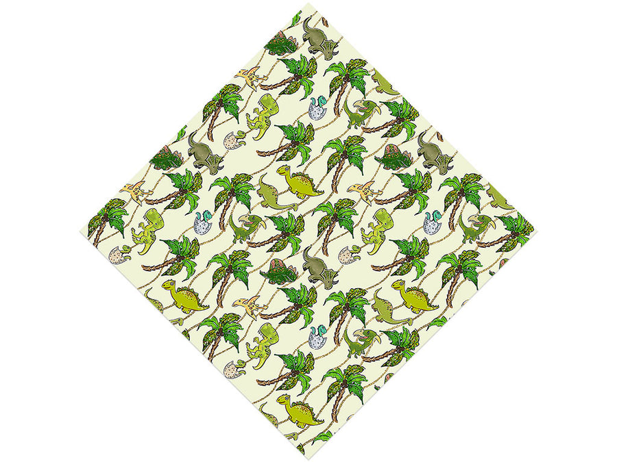 Prehistoric Party Dinosaur Vinyl Wrap Pattern