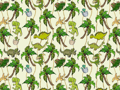 Prehistoric Party Dinosaur Vinyl Wrap Pattern~Rwraps Series 914 Digitally Printed Vinyl Wrap~0