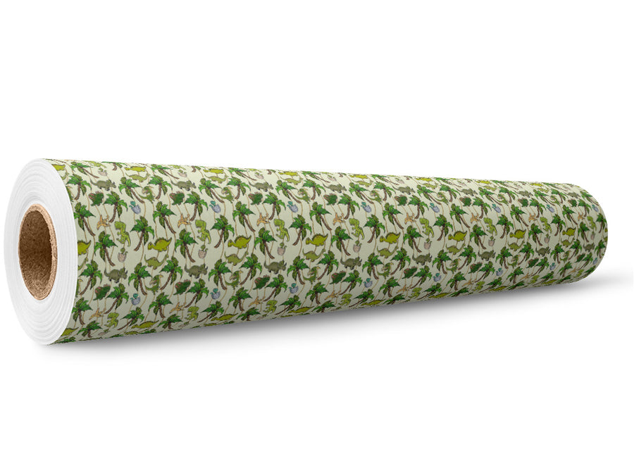 Prehistoric Party Dinosaur Wrap Film Wholesale Roll~Rwraps Series 914 Digitally Printed Vinyl Roll~5