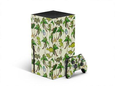 prehistoric party dinosaur XBOX DIY Decal