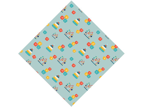 Preschool Playpen Toy Room Vinyl Wrap Pattern