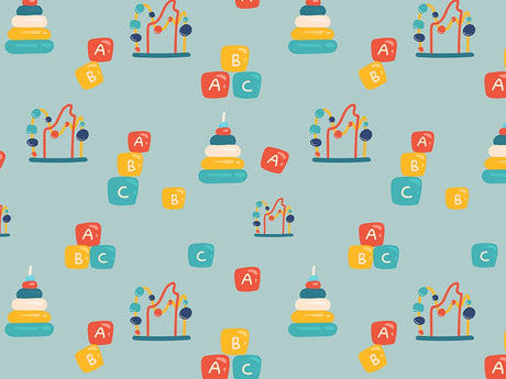 Preschool Playpen Toy Room Vinyl Wrap Pattern~Rwraps Series 914 Digitally Printed Vinyl Wrap~0