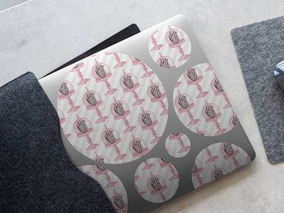 preserved hearts gothic DIY Laptop Stickers