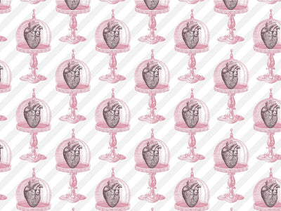 Preserved Hearts Gothic Vinyl Wrap Pattern~Rwraps Series 914 Digitally Printed Vinyl Wrap~0