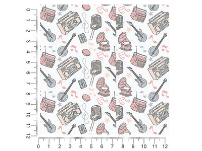 press record music 1ft x 1ft Craft Sheets