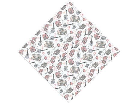 Press Record Music Vinyl Wrap Pattern