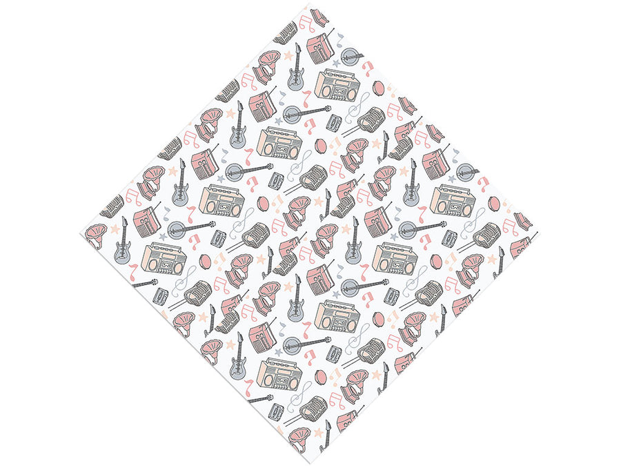 Press Record Music Vinyl Wrap Pattern