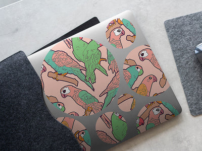 pretty bird bird DIY Laptop Stickers