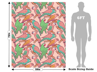 Pretty Bird Birds Vehicle Wrap Scale~Rwraps Series 914 Pretty Bird Birds Measurements~1