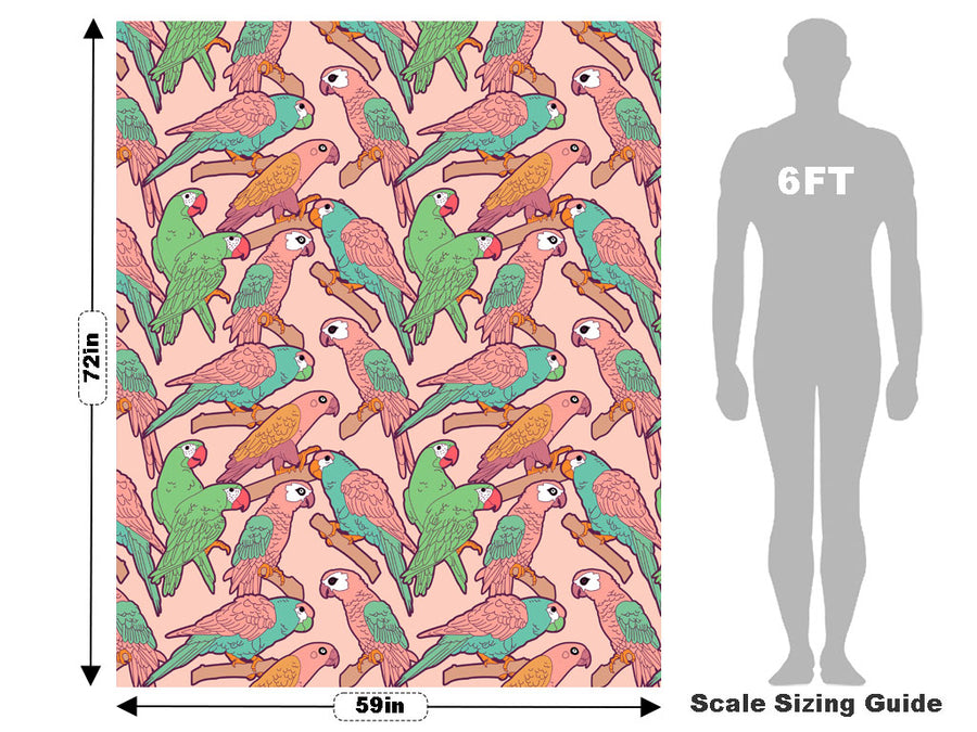 Pretty Bird Birds Vehicle Wrap Scale~Rwraps Series 914 Pretty Bird Birds Measurements~1