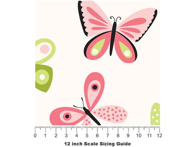 Pretty Flight Bug Vinyl Film Pattern Size 12 inch Scale~Rwraps Pretty Flight Bug Sizing Chart~2
