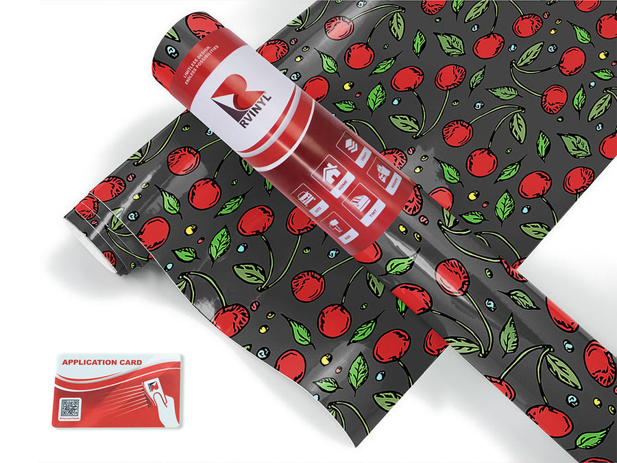 pretty orchard fruit Craft Vinyl Roll