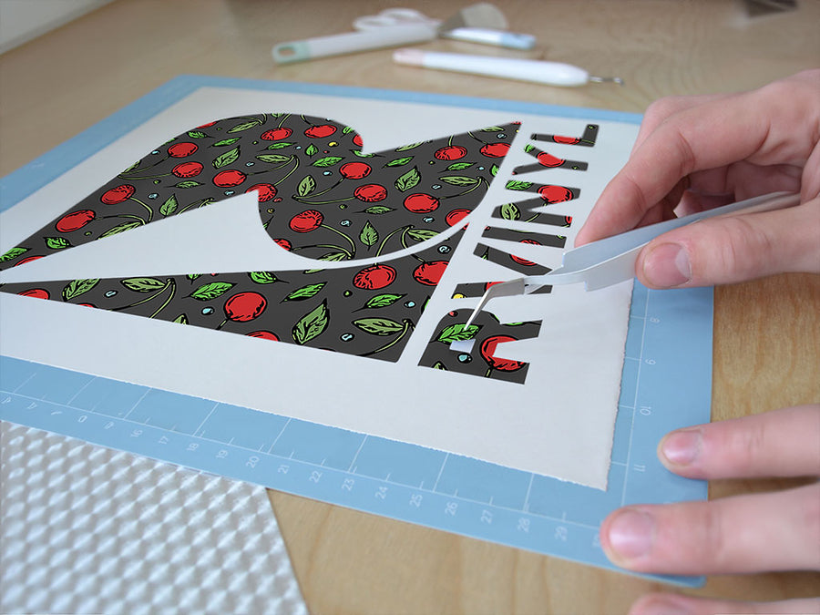 pretty orchard fruit Easy Weed Craft Vinyl