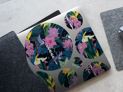 pretty pollinators bird DIY Laptop Stickers
