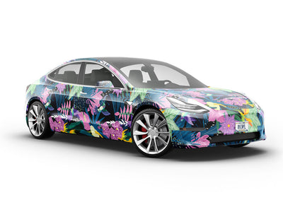 Pretty Pollinators Birds Vehicle Vinyl Wrap