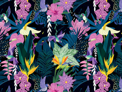 Pretty Pollinators Birds Vinyl Wrap Pattern~Rwraps Series 914 Digitally Printed Vinyl Wrap~0
