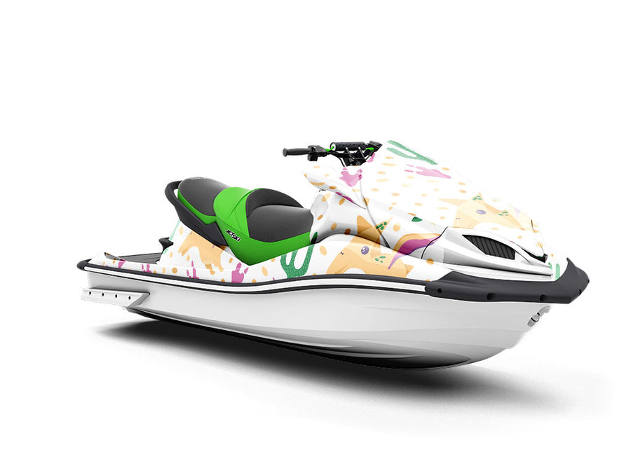 Pretty Pterodactyls Dinosaur Jet Ski Vinyl Customized Wrap
