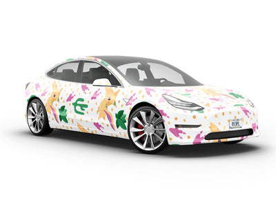 Pretty Pterodactyls Dinosaur Vehicle Vinyl Wrap