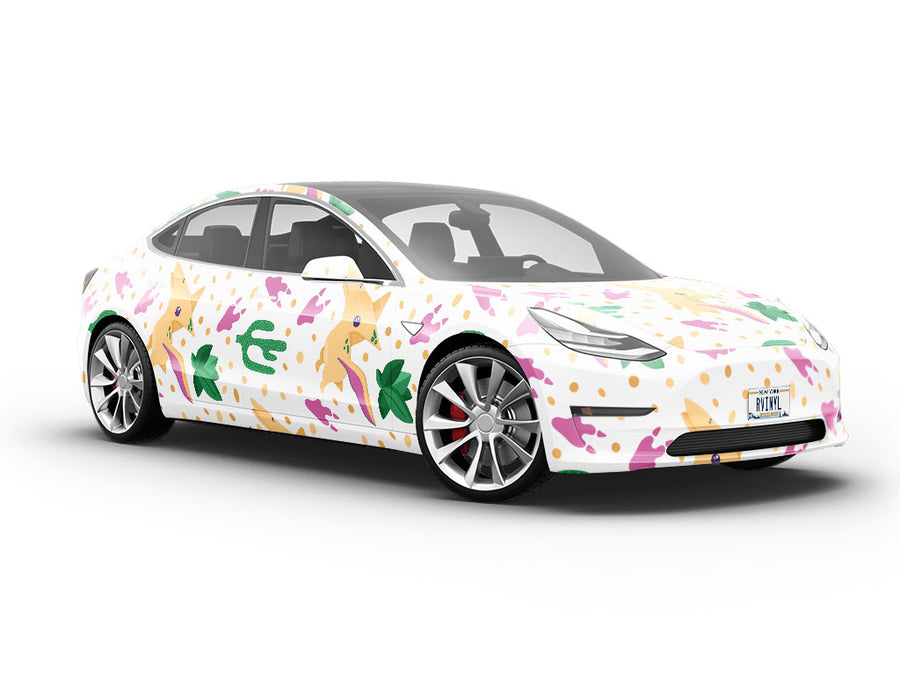 Pretty Pterodactyls Dinosaur Vehicle Vinyl Wrap