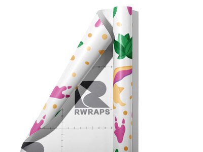 Pretty Pterodactyls Dinosaur Wrap Film Sheets~Rwraps Series 914 Pretty Pterodactyls Dinosaur Scrolled Sheet~3