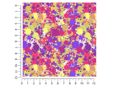 pretty waste paint splatter 1ft x 1ft Craft Sheets