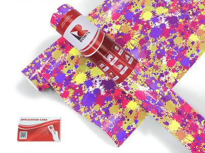 pretty waste paint splatter Craft Vinyl Roll