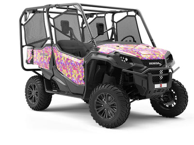 Pretty Waste Paint Splatter Utility Vehicle Vinyl Wrap
