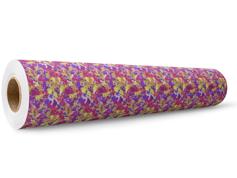 Pretty Waste Paint Splatter Wrap Film Wholesale Roll~Rwraps Series 914 Digitally Printed Vinyl Roll~5