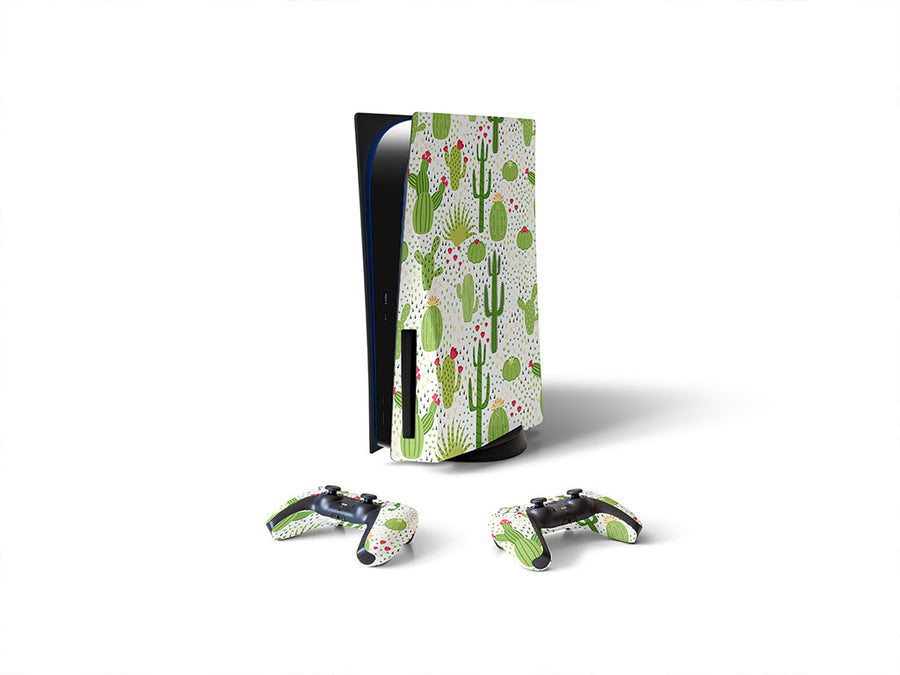 prickly pears cactus Sony PS5 DIY Skin