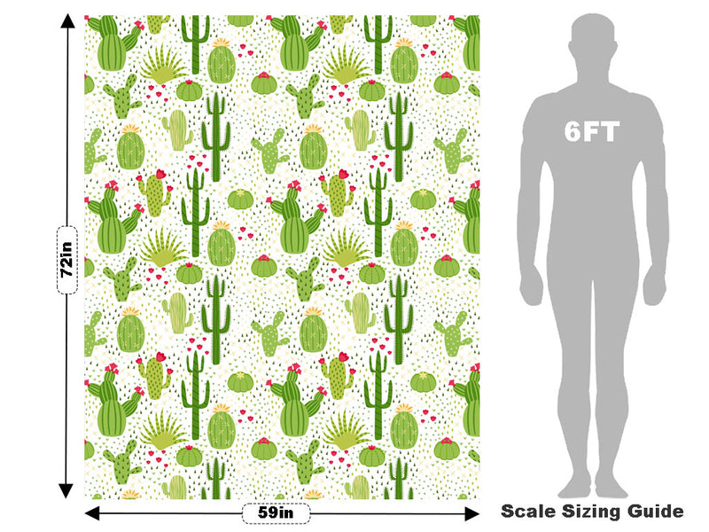 Prickly Pears Cacti Vehicle Wrap Scale~Rwraps Series 914 Prickly Pears Cacti Measurements~1