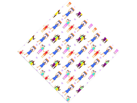 Pride Month Americana Vinyl Wrap Pattern