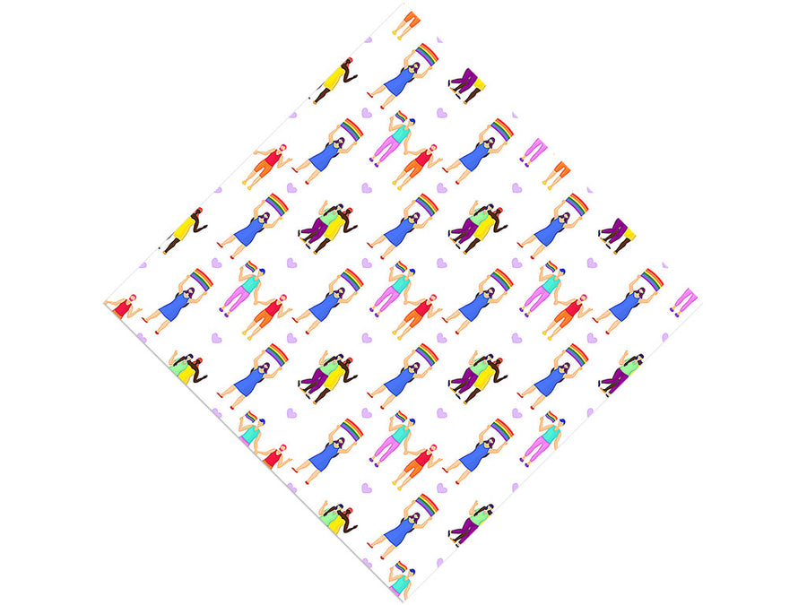 Pride Month Americana Vinyl Wrap Pattern