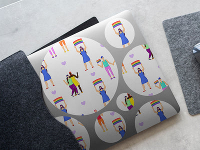 pride month  DIY Laptop Stickers