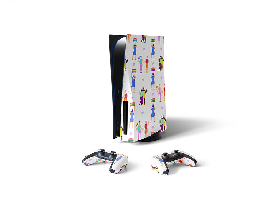 pride month  Sony PS5 DIY Skin