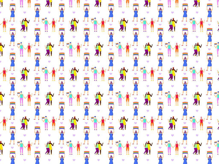 Pride Month Americana Vinyl Wrap Pattern~Rwraps Series 914 Digitally Printed Vinyl Wrap~0