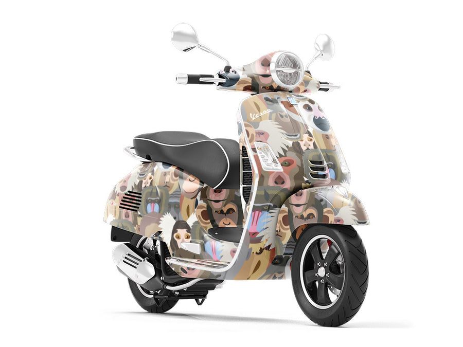 Primate Promenade Primate Vespa Scooter Wrap Film
