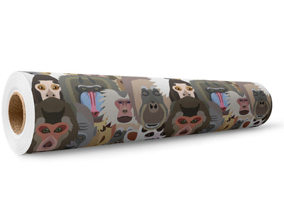 Primate Promenade Primate Wrap Film Wholesale Roll~Rwraps Series 914 Digitally Printed Vinyl Roll~5