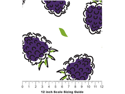 Prime Jim Fruit Vinyl Film Pattern Size 12 inch Scale~Rwraps Prime Jim Fruit Sizing Chart~2