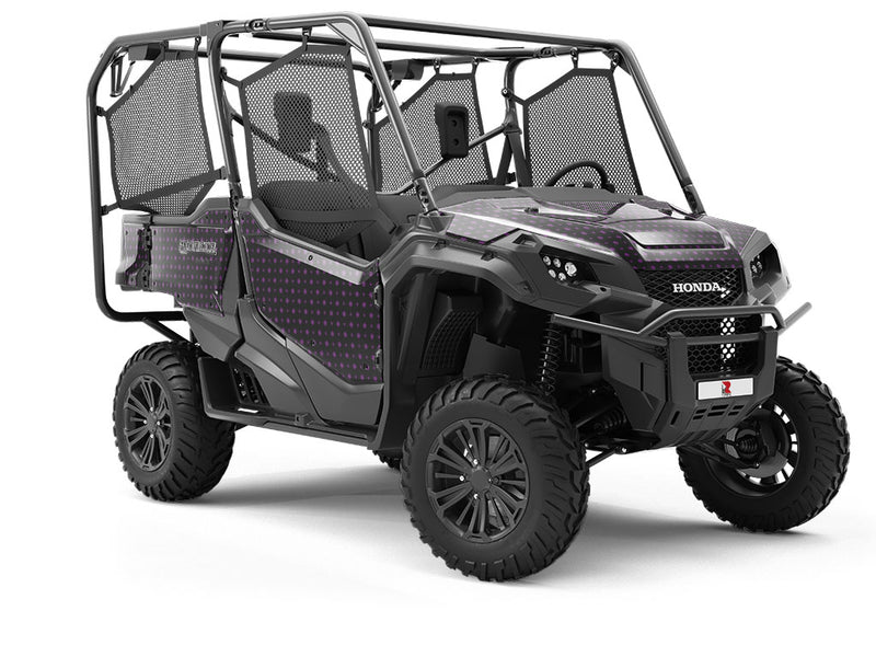 Prime Purple Polka Dot Utility Vehicle Vinyl Wrap