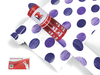 prime purple polka dot Craft Vinyl Roll