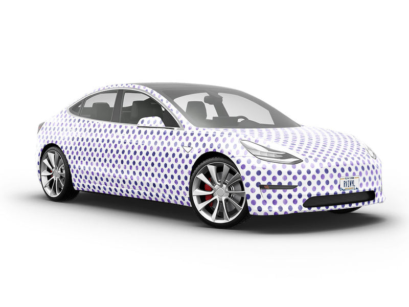 Prime Purple Polka Dot Vehicle Vinyl Wrap