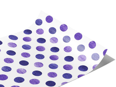Prime Purple Polka Dot Vinyl Wraps~Rwraps Series 914 Digitally Printed Vinyl Wrap~0