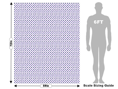 Prime Purple Polka Dot Vehicle Wrap Scale~Rwraps Series 914 Prime Purple Polka Dot Measurements~1