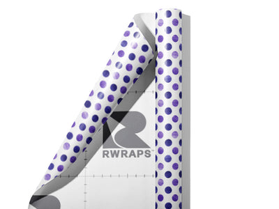 Prime Purple Polka Dot Wrap Film Sheets~Rwraps Series 914 Prime Purple Polka Dot Scrolled Sheet~3