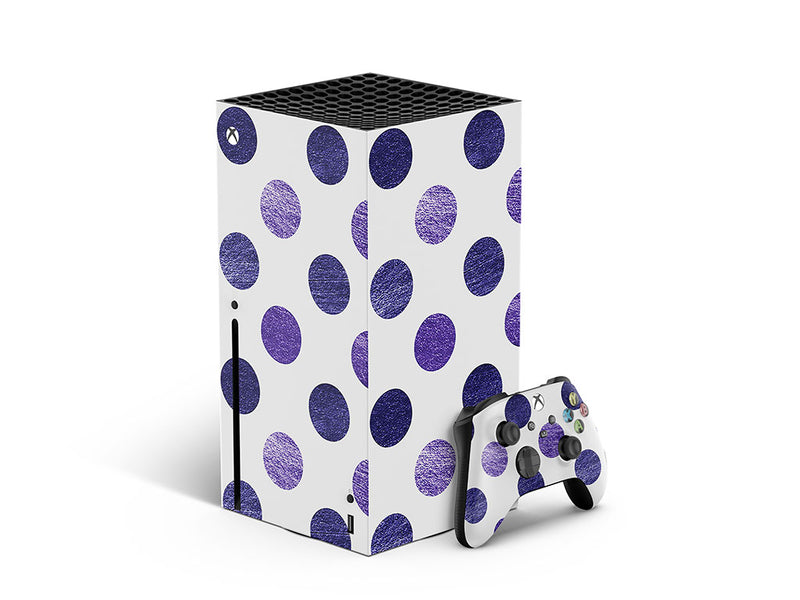 prime purple polka dot XBOX DIY Decal