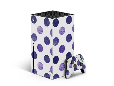 prime purple polka dot XBOX DIY Decal