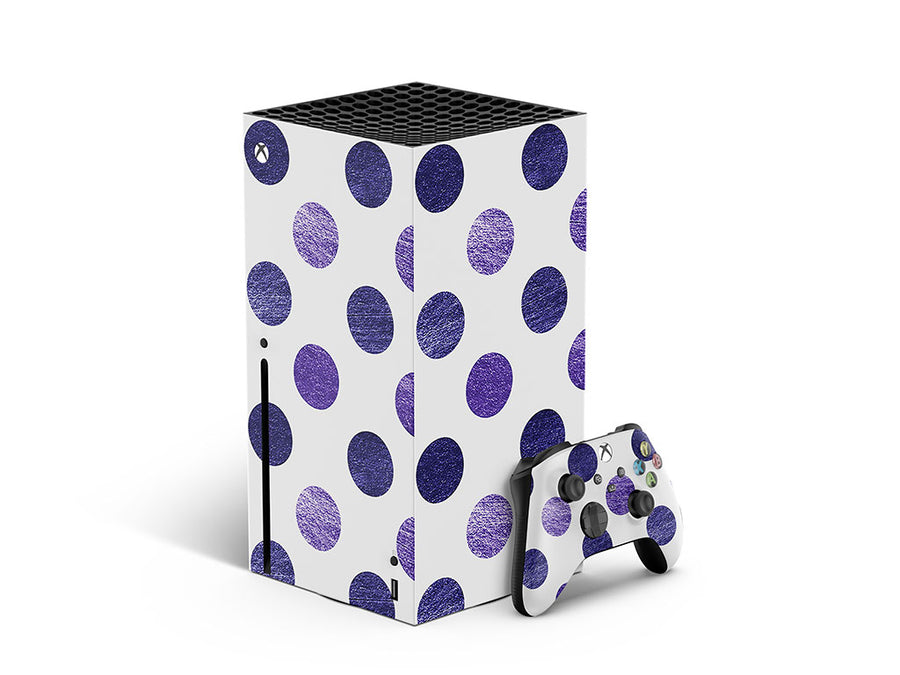 prime purple polka dot XBOX DIY Decal
