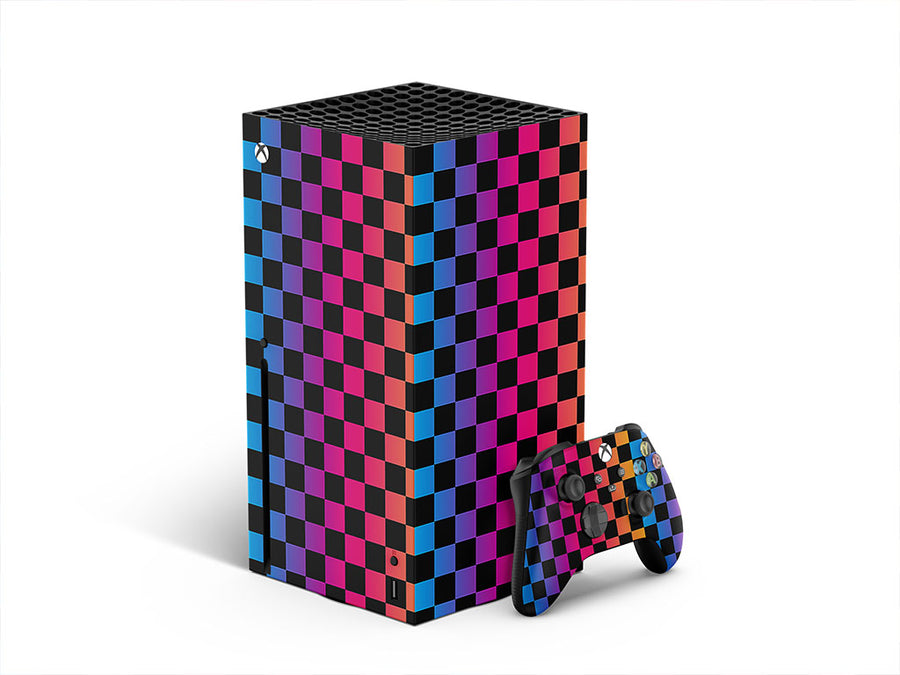 prism checkered XBOX DIY Decal