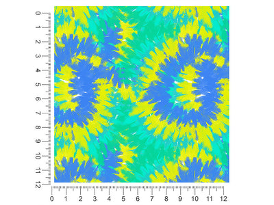 prismatic playground tie dye 1ft x 1ft Craft Sheets